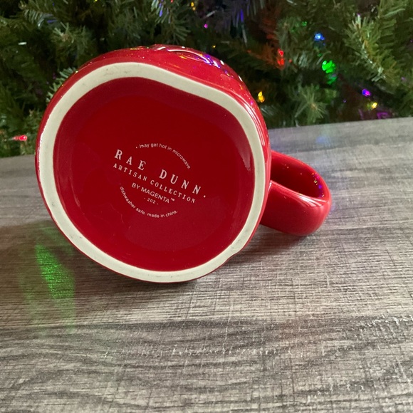 Rae Dunn Red LET IT SNOW Christmas Mug - Picture 2 of 2